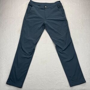 Lululemon Commission Pant slim 30" Warpstreme Gray Blue Size 31‎